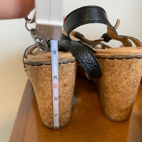 Boc wedge sandals Leather platform heel - Picture 11 of 16